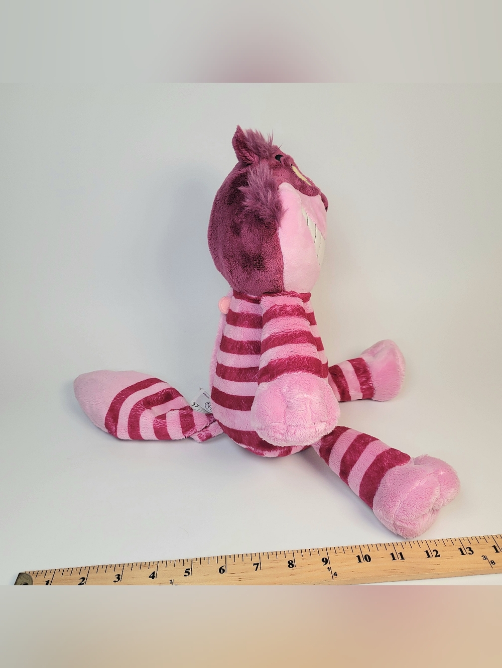 Scentsy Buddy Disney Cheshire Cat Alice in Wonderland Stuffed Plush Sitting 12" - Picture 6 of 12